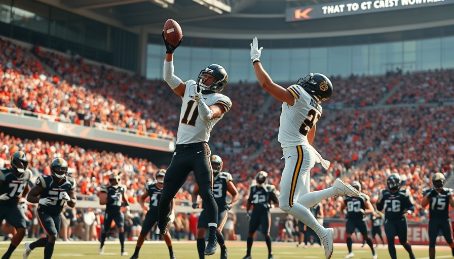 NFL rookie Egbuka's performance in an intense game moment.