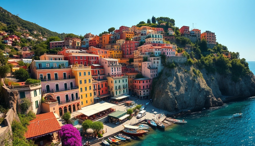Scenic view of Positano on the Amalfi Coast - Travel Destinations