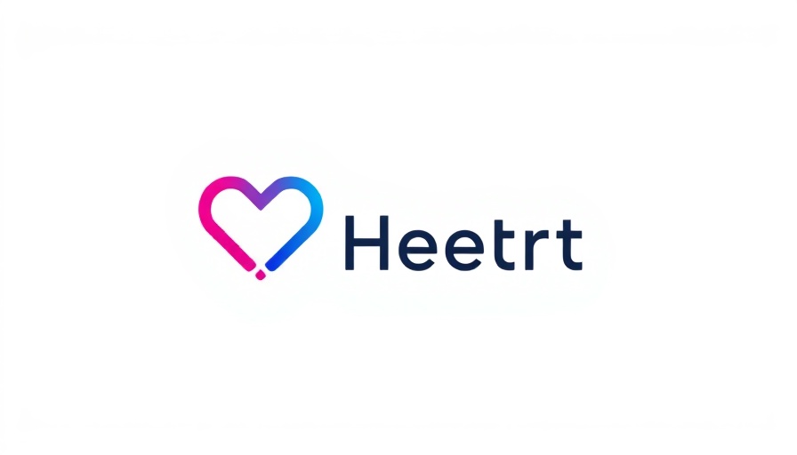 Minimalist heart logo with 'Patient' text, healthcare theme.