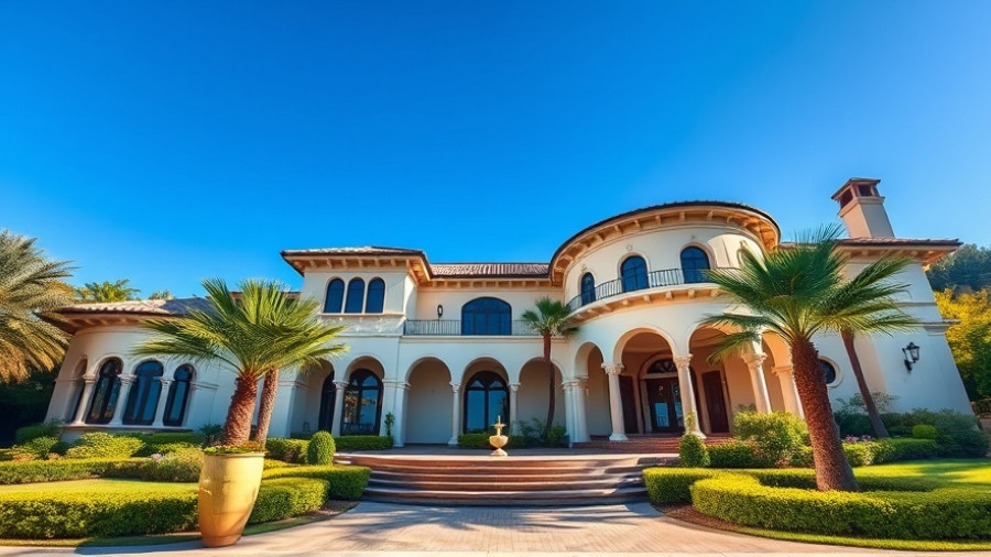 Luxurious Mediterranean villa enhancing HOA management property value.