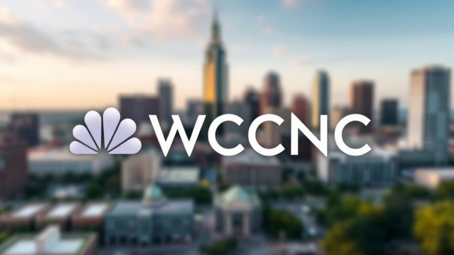 Local initiatives in Charlotte with WCNC logo and blurred skyline.