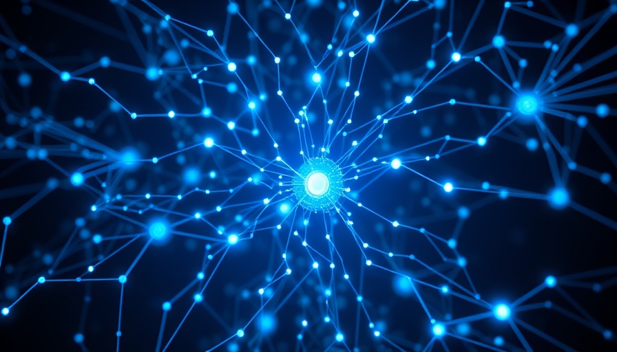 AI for Nonprofits in 2025: Futuristic digital network with glowing neural connections.