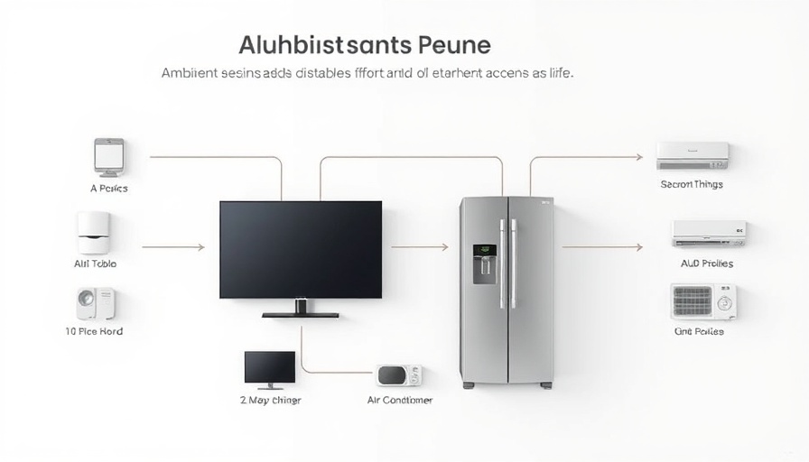 SmartThings AI features showcasing device integration and benefits in a diagram.