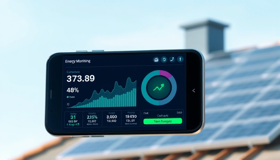 Smartphone showing carbon emissions, optimize your home’s carbon footprint.