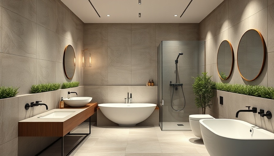 Modern bathroom design highlighting renovation trends.