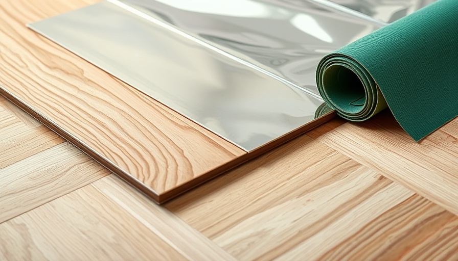 Hardwood floor underlayment options with layered setup