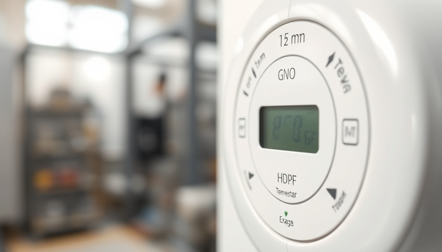 Close-up of a thermostat panel indicating low thermopile voltage.
