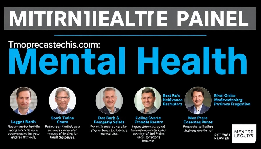 Discussion panel on future of mental health in communities.