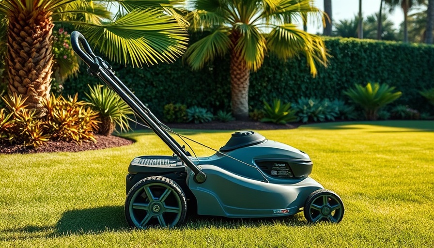 Best Lawn Packages offered by Lawn Kings Inc, showcasing a lawnmower on green grass.