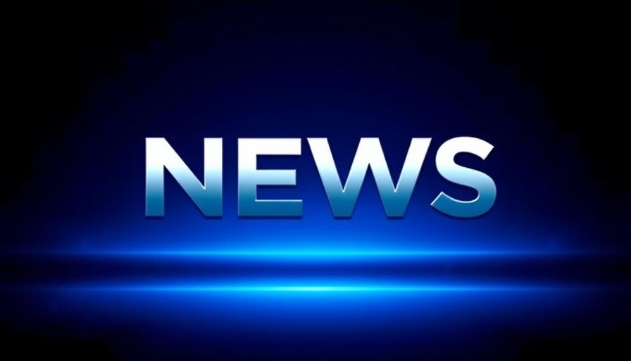 Community Resilience news logo design on deep blue background.