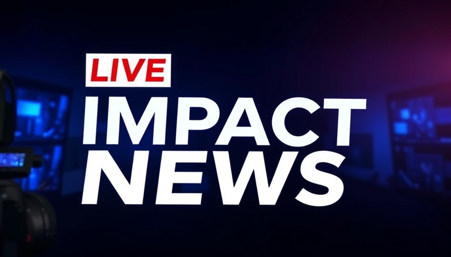 Live Impact Afternoon News logo on dark blue background.