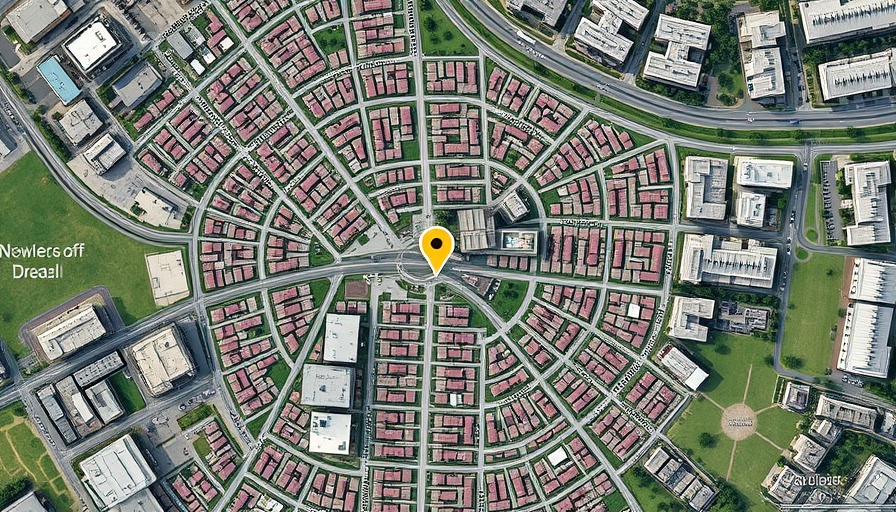 Spartanburg drive-by shooting map location marked in yellow.