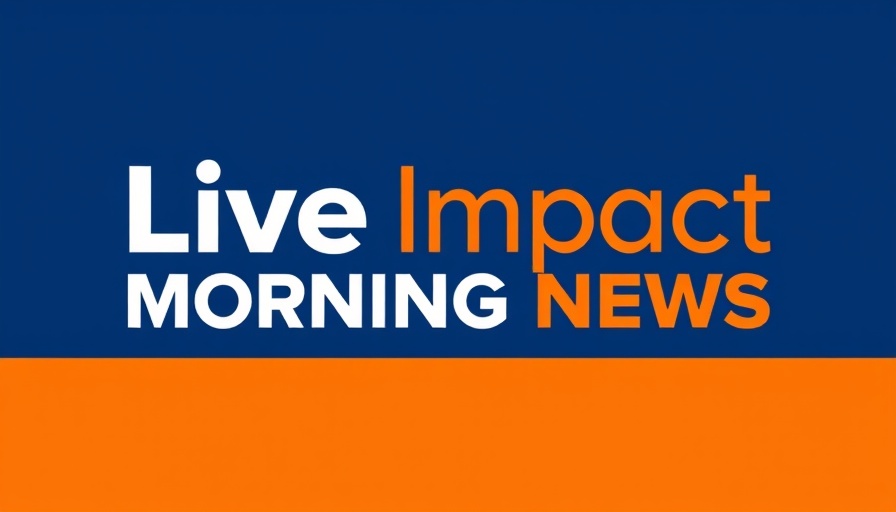 Live Impact Morning News logo on deep blue backdrop