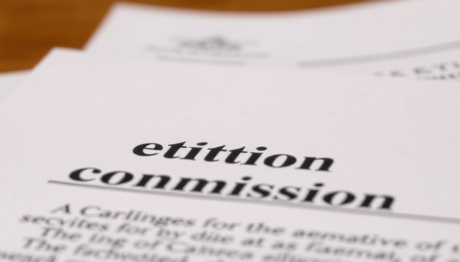 Legal document focused on South Carolina election commission case.