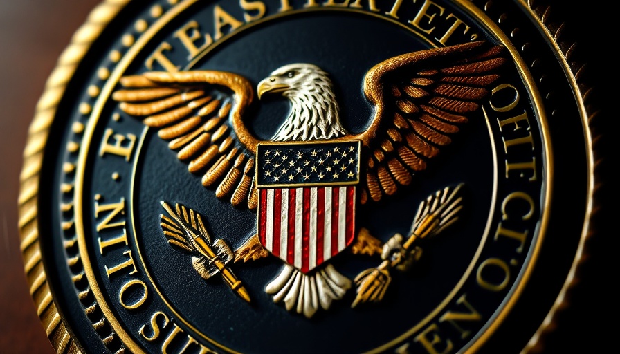 Department of Justice seal representing legal authority in Ponzi scheme case.