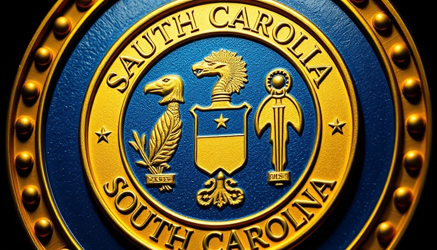 Official seal of Oconee County Sheriff's Office in gold.