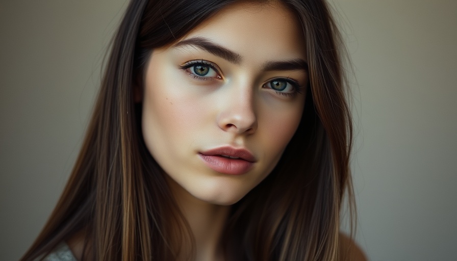 Mugshot of young woman, neutral expression.