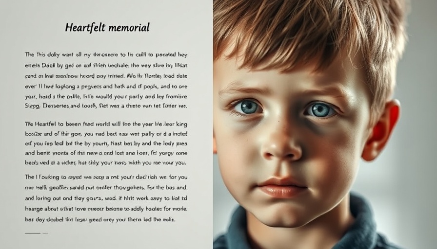 Memorial text highlighting reckless driving incident in South Carolina