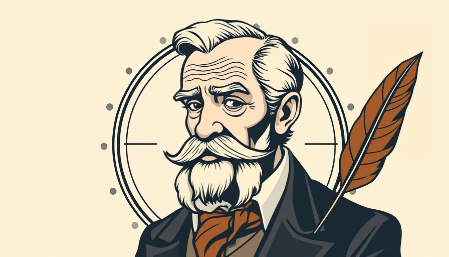 Gaffney Ledger logo with vintage style illustration