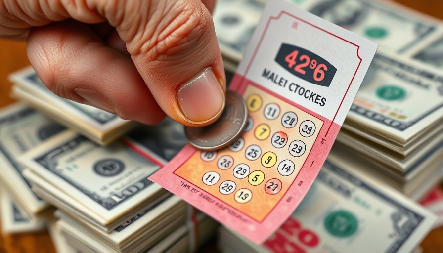 Lottery ticket scratching with US dollar bills, lottery fraud charges Upstate.