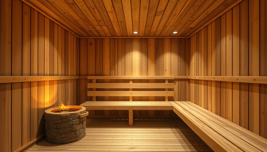 Warm wooden dry sauna interior showcasing benefits of relaxation.