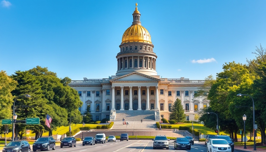 Georgia State Capitol building symbolizing civil rights protections in clear daylight.