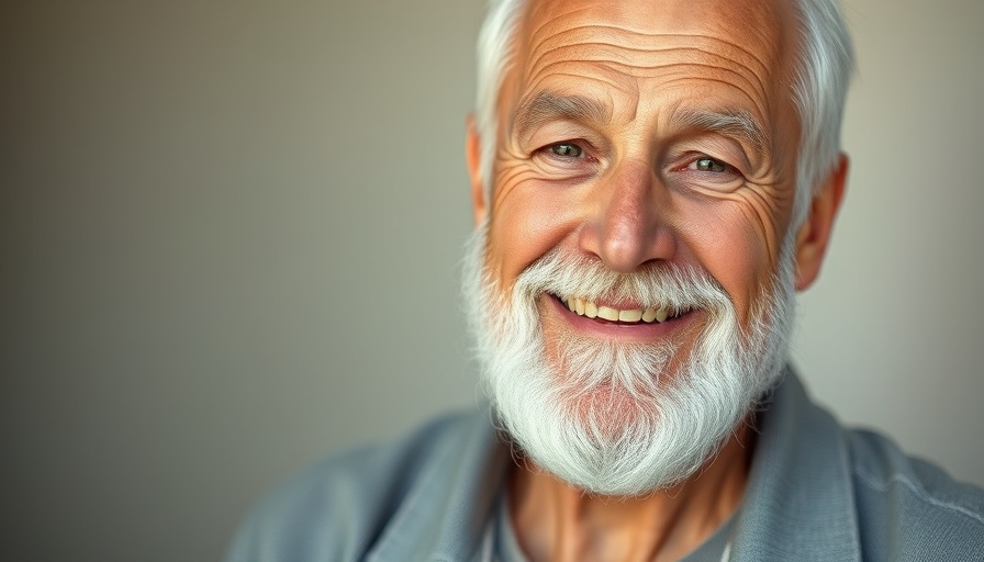 Portrait of elderly man smiling for Easley City Council Ward 6 election.