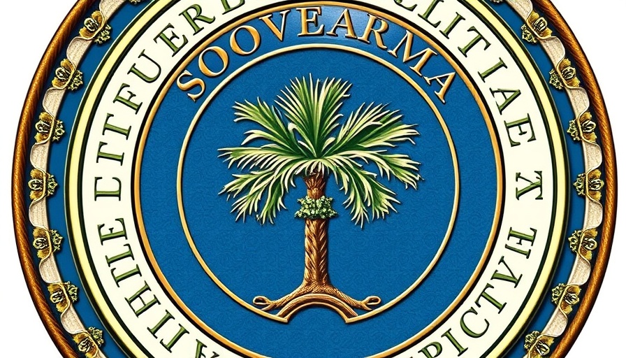Seal of the South Carolina Governor related to Governor McMaster telecommuting update.
