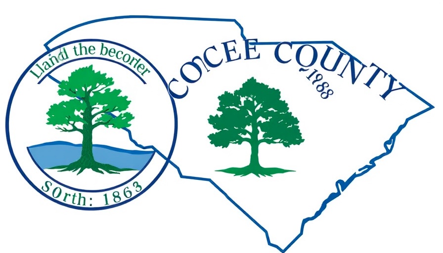 Oconee County emblem possibly related to County Council Property Taxes 2025