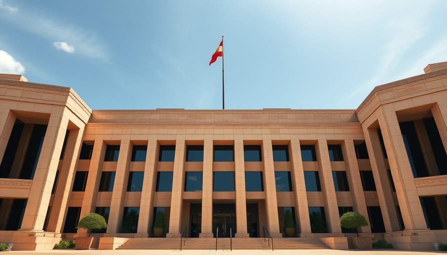 Exterior of a modern courthouse building, related to wrongful death case