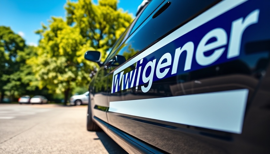 Police car with Wagener signage connected to police chief dismissal story.