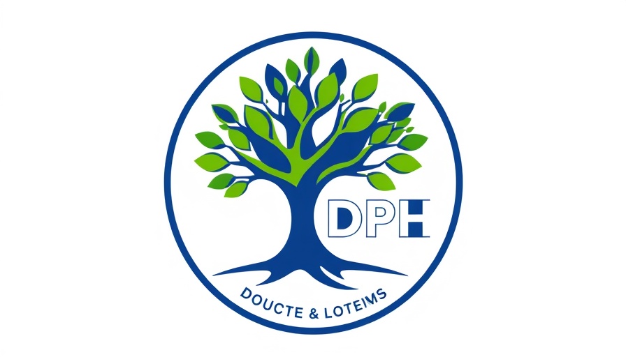 DPH organization logo featuring a stylized tree, representing Child Passenger Safety Week.