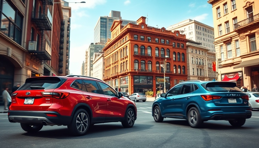 Managed parking on Broad Street with cars and historic buildings.