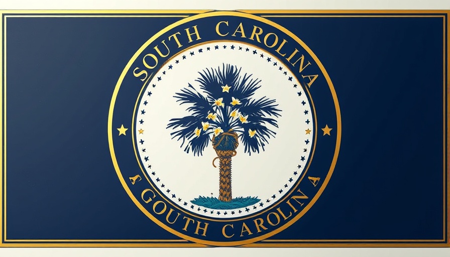Seal of the Governor of South Carolina, palmetto tree emblem.