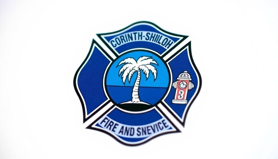 Corinth-Shiloh Fire and Emergency Services emblem representing safety.