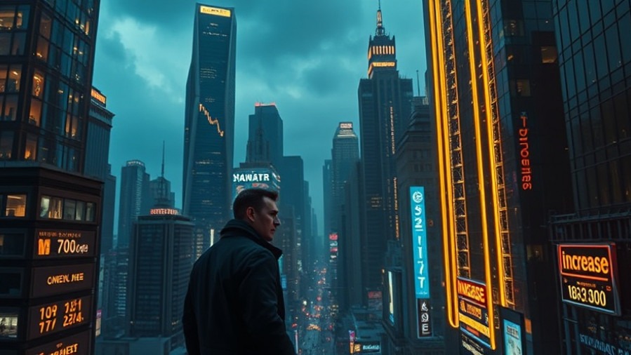Cinematic scene of a wealthy city symbolizing abundance and JosephZ's spiritual warfare.