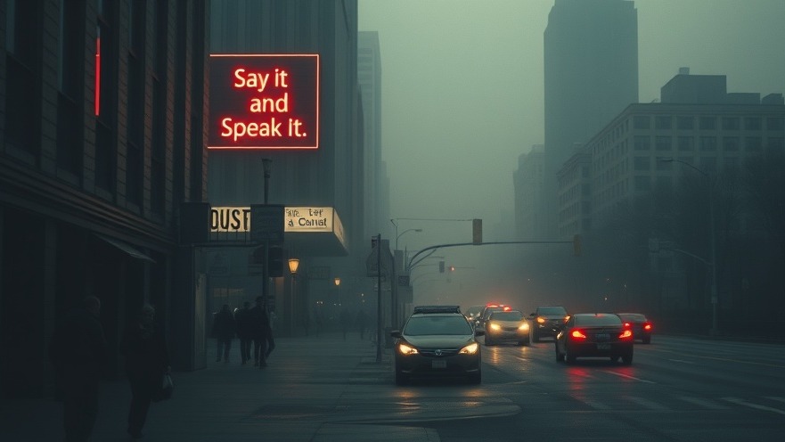 Cinematic urban dawn with prophetic declarations, 'Say It and Speak It' glowing.