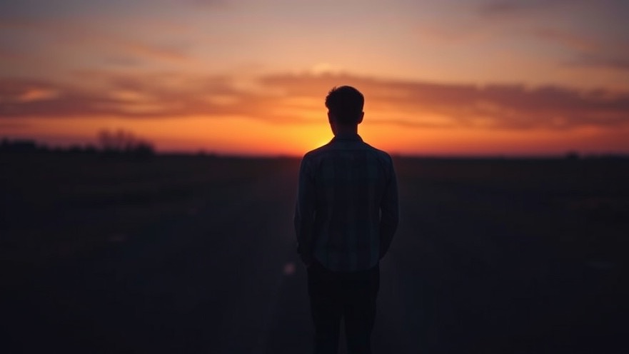 A contemplative figure at dawn symbolizes spiritual growth and faith training.
