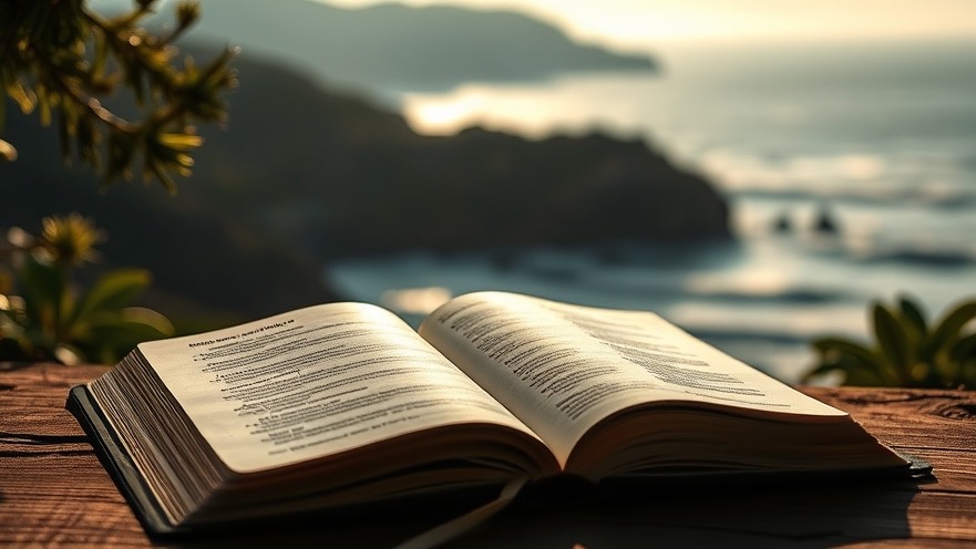 The Power Of Prayer: A close-up of an open Bible, sunlight illuminating highlighted verses.