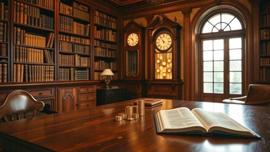 JosephZ Generational Purpose: a warm home office with books, coins, and an open Bible.