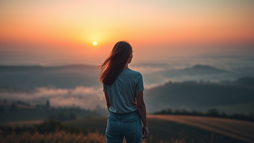 A woman reflecting at dawn, embodying the essence of Rick Renner's Spiritual Warfare and The Power Of Prayer.