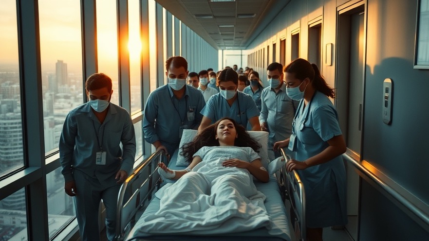 Kidney transplant miracle captured at dawn, healing through faith in a hospital scene.