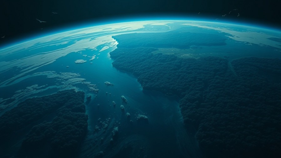 A breathtaking Earth view emphasizing spiritual growth and identity in Christ.