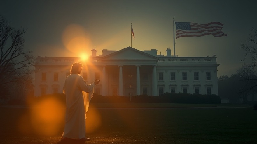Divine moment at White House: Jesus amidst spiritual warfare and miracles.