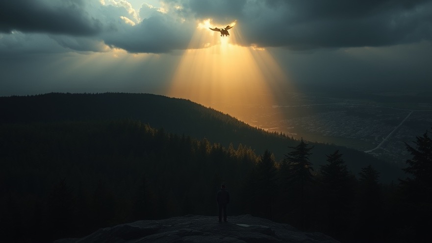 Rick Renner's vision of biblical prophecy: the rapture unfolds in a mystical forest.