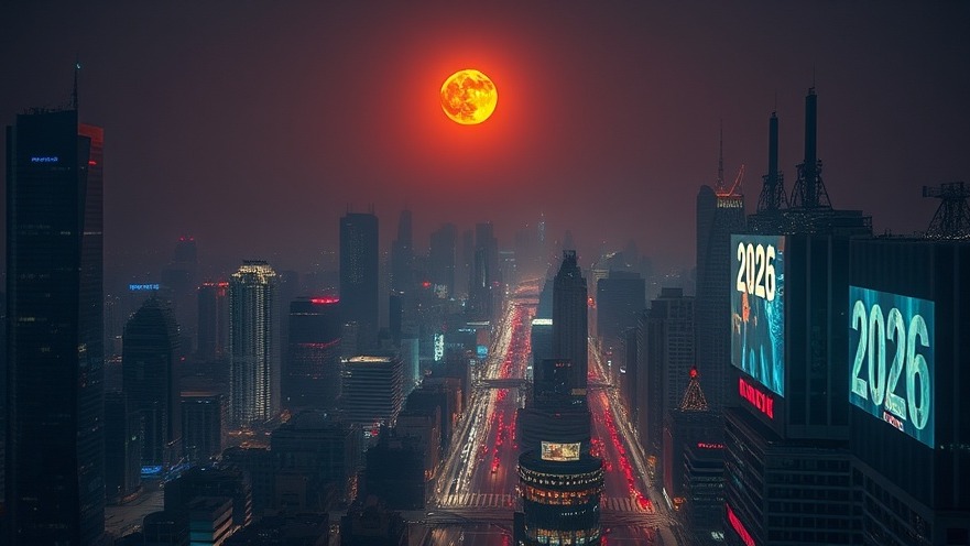 A vibrant city skyline at night symbolizing spiritual warfare and empowerment for the harvest.