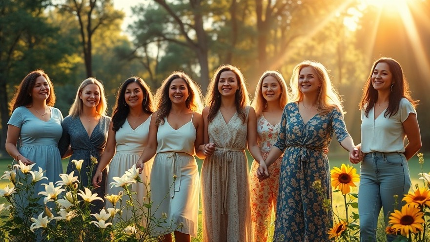 Cindy Jacobs' community support: diverse women finding joy in mourning and healing together.
