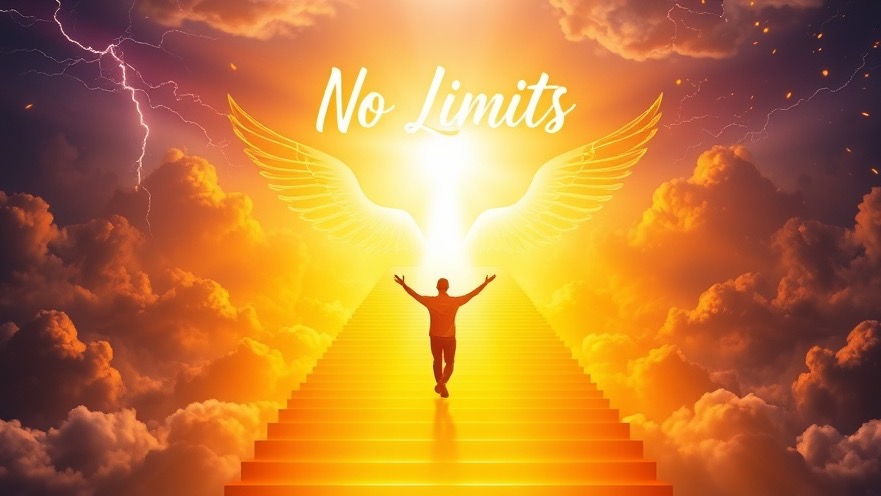 A golden staircase of light symbolizes Miracles and Healings, as a believer steps into divine authority.