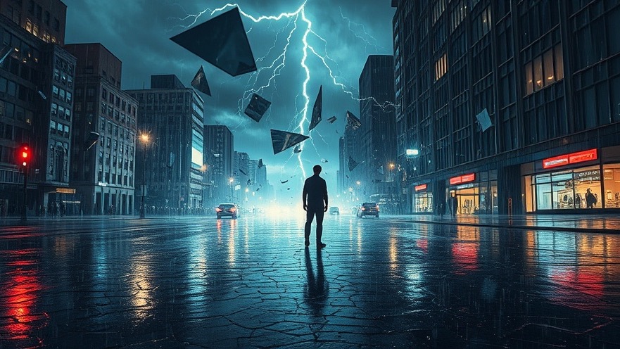 Joseph Z stands firm amid a storm, embodying radical returns and divine provision.