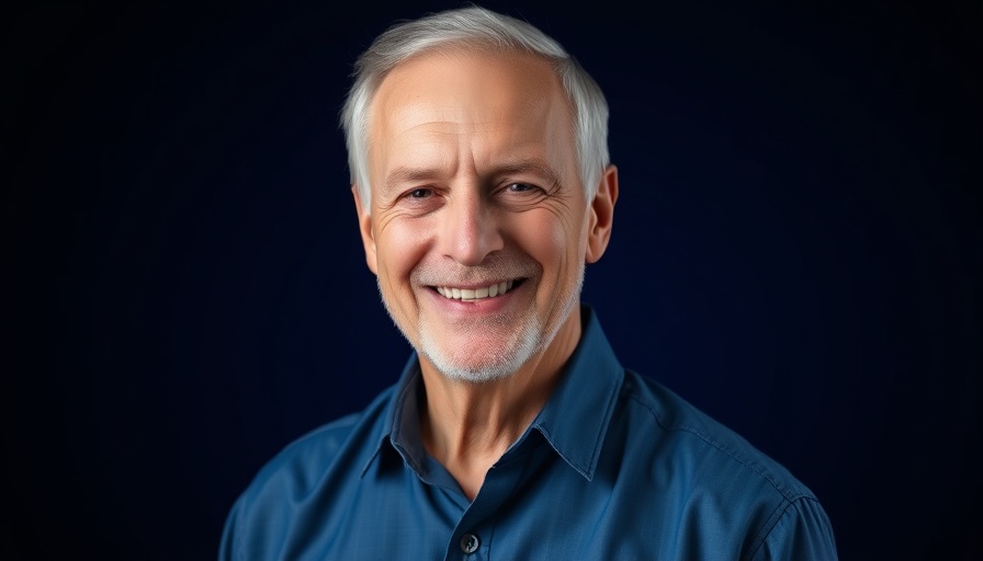 Revival and Reformation theme with smiling man in blue shirt.